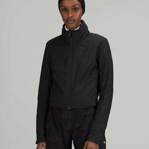 Lululemon SoftMatte Insulated Cropped Jacket - 12 Black